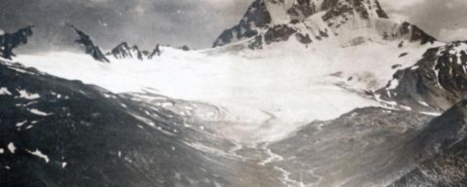 Vor 1900 floss der Porchabellagletscher in zwei Richtungen.