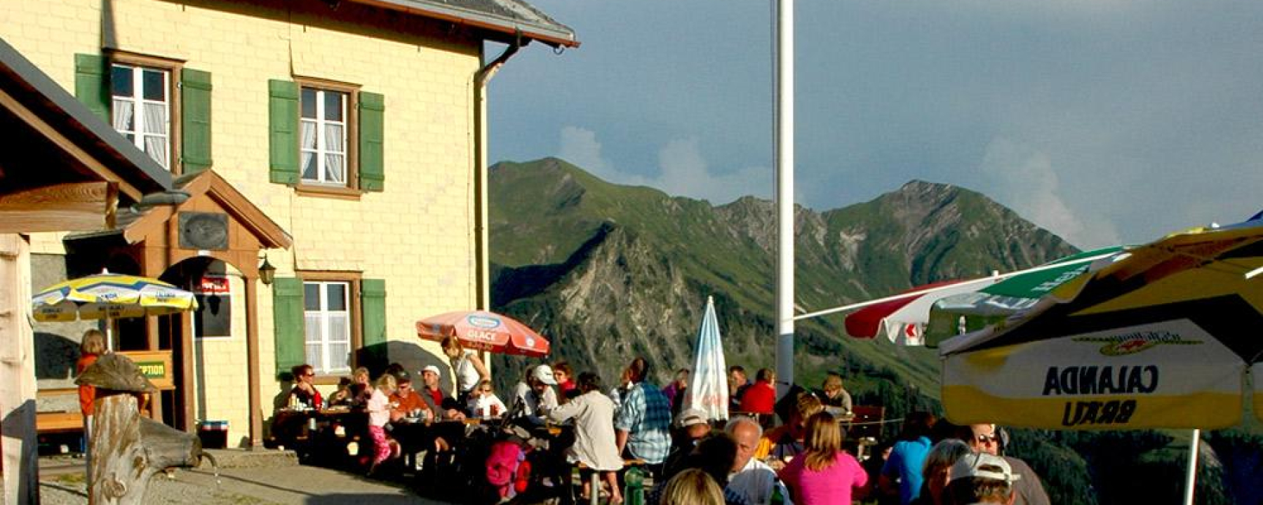 Prächtige Abendstimmung bei der Schesaplanahütte...