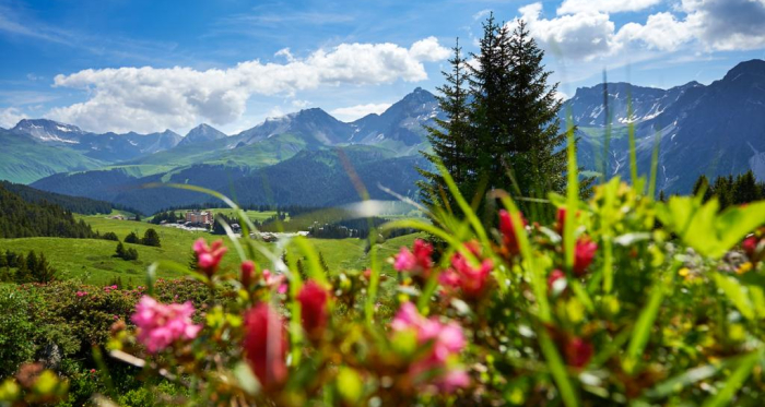 Die Aussicht von der Mittelstation