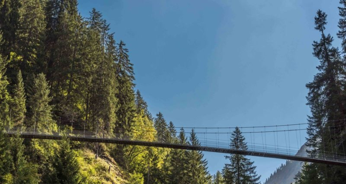 Hängebrücke Val da Silgin