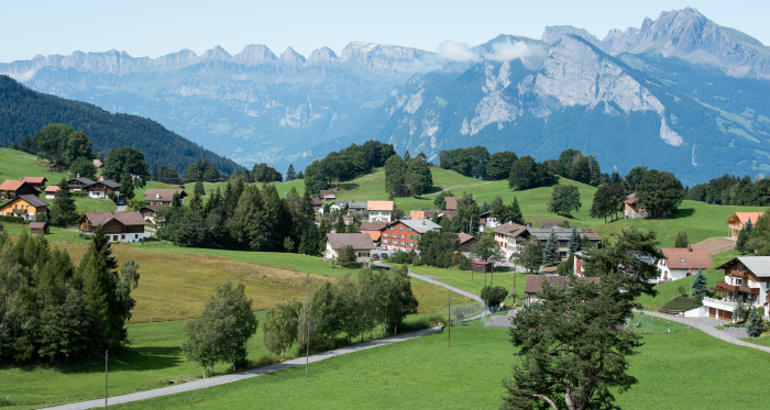 Blick auf die Churfirsten
