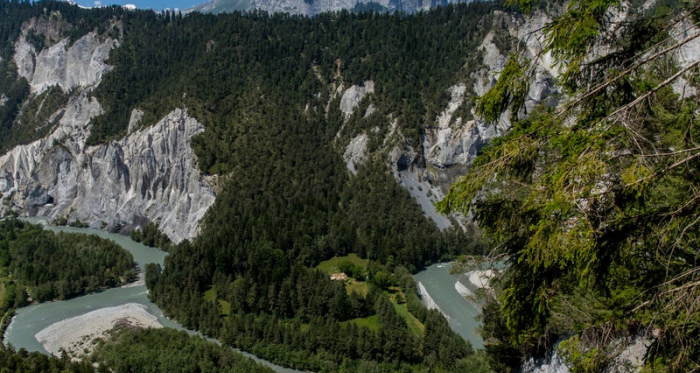 Sommer Rheinschlucht