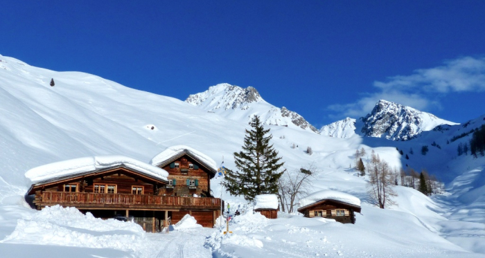 Heimeli und Umgebung Winter