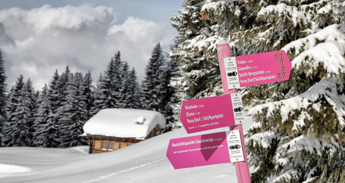 Panyer Rundtour Schneeschuhtour Panyer Rundtour Schneeschuhtour