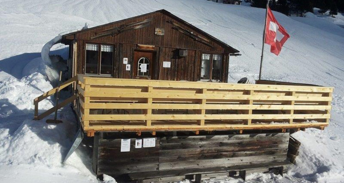 Sonnenterrasse auf dem Hochsitz