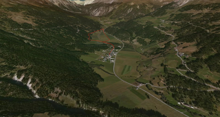 Wanderung in Graubünden: Fuldera - Fuldera Daint - Tschierv Orasom - Fuldera Daint