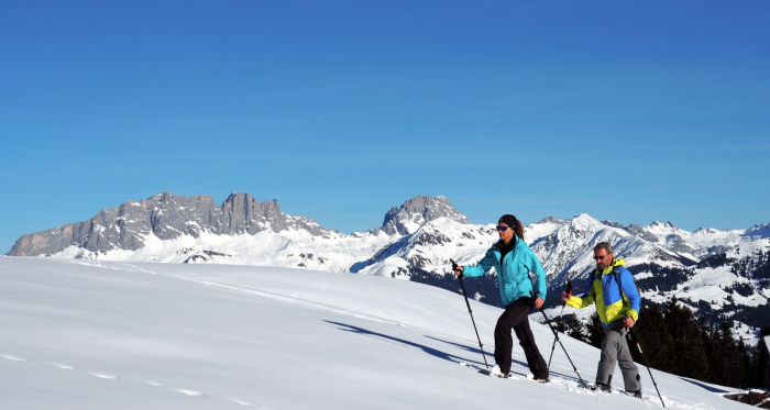 Schneeschuhwandern auf Grüsch-Danusa im Prättigau