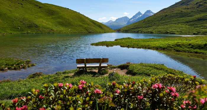 Schwellisee in Richtung Arosa