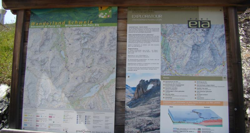 Informationstafel Exploratour