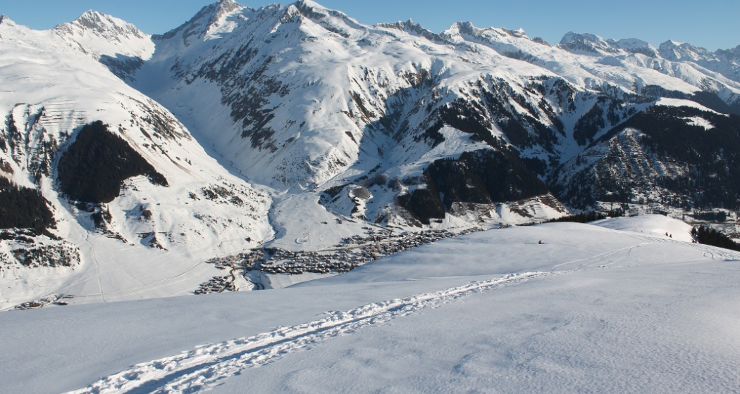 Blick auf Sedrun Blick auf Sedrun