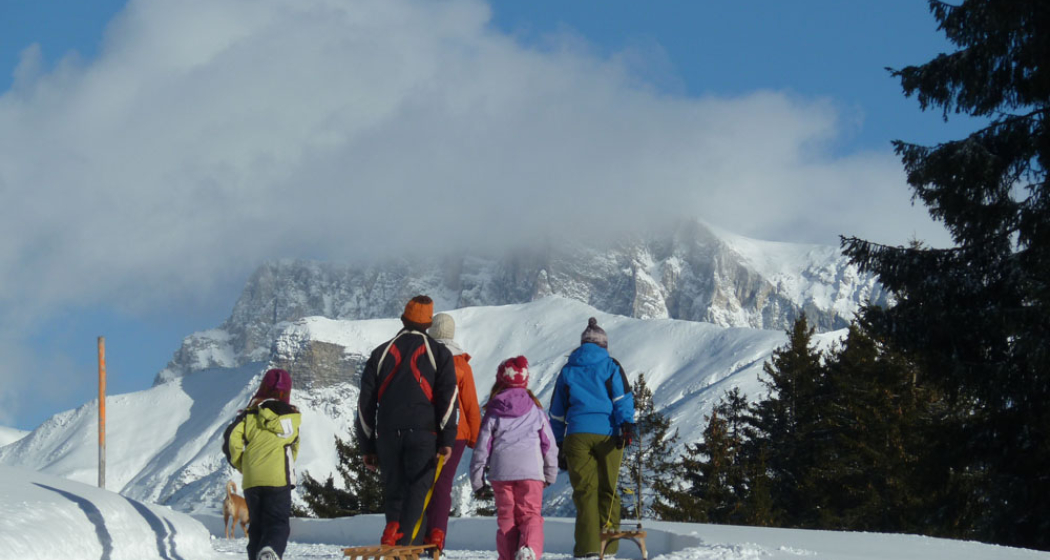 Herrlicher Ausblick auf die Rätikon-Kalkwände Herrlicher Ausblick auf die Rätikon-Kalkwände
