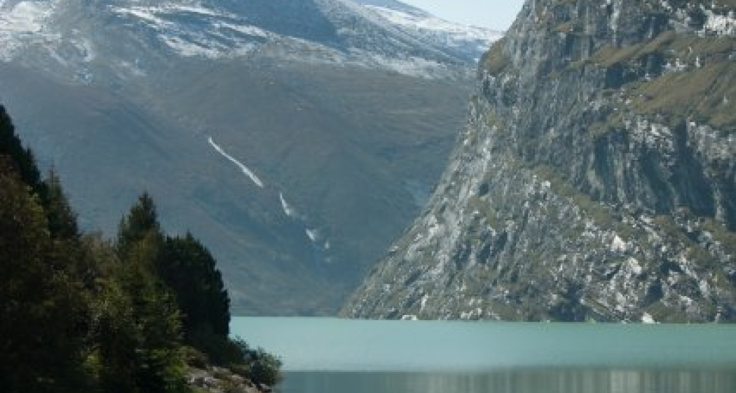Aussicht Zerfreila-Staumauer Aussicht Zerfreila-Staumauer