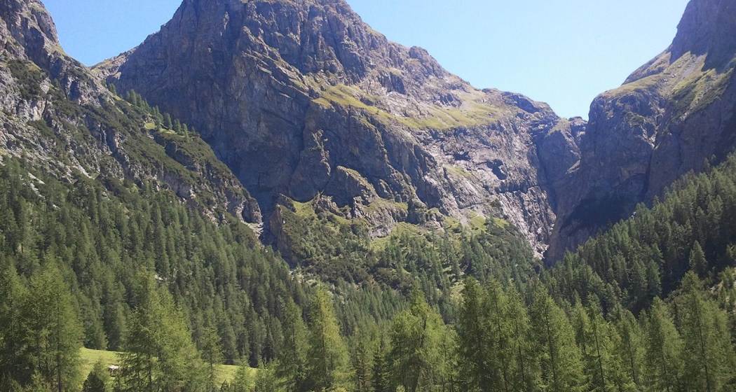 Blick von der Alp Uina Dadaint in Richtung Uina-Schlucht Blick von der Alp Uina Dadaint in Richtung Uina-Schlucht
