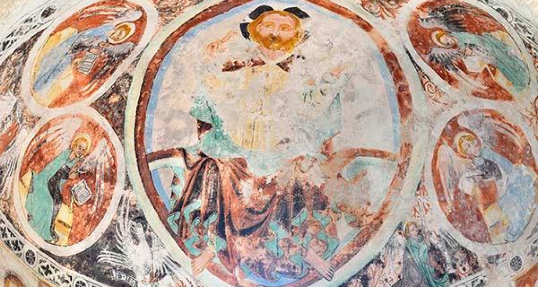 Fresken in der Kirche St. Peter in Mistail Fresken in der Kirche St. Peter in Mistail