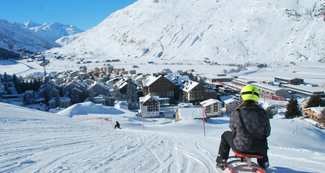 Im Ziel kurz vor Andermatt Im Ziel kurz vor Andermatt