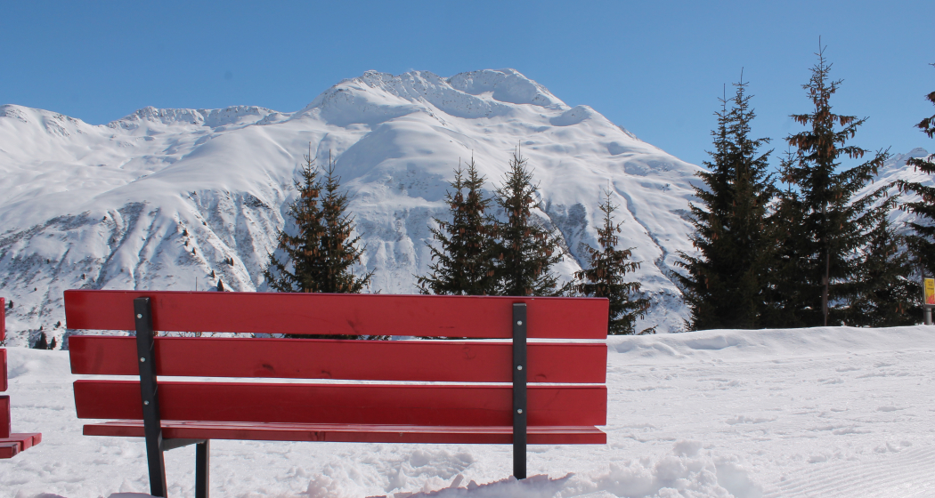 Kurze Pause mit Aussicht Kurze Pause mit Aussicht