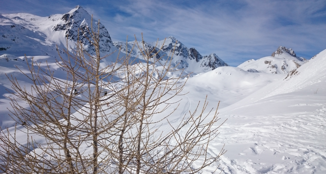 Der Pizzo delle Colombe rechts vor uns Der Pizzo delle Colombe rechts vor uns