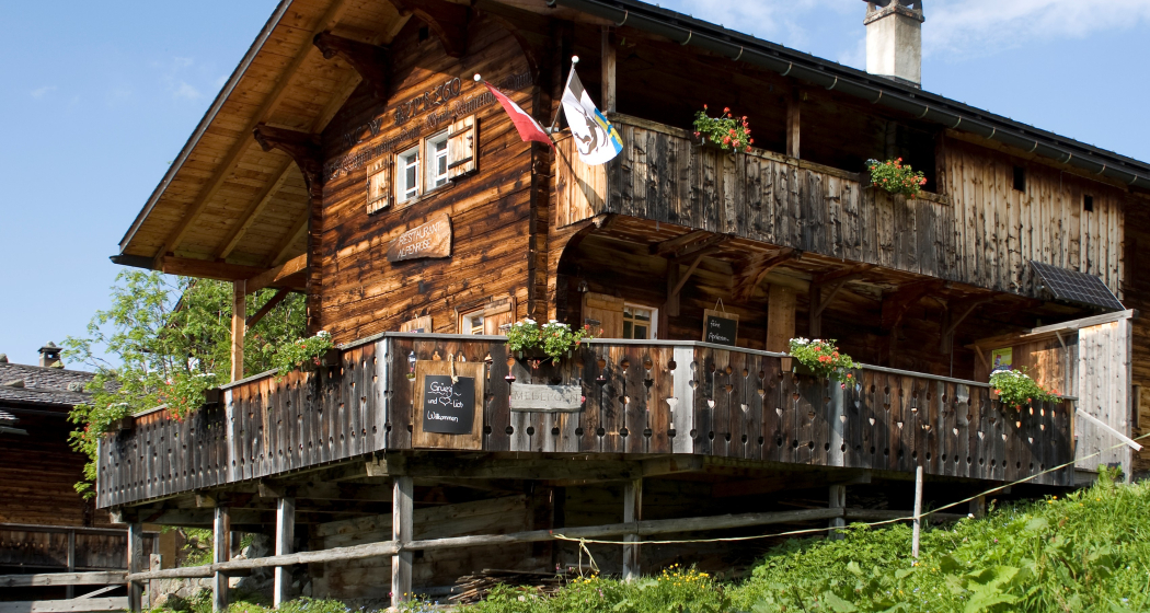 Das malerische Restaurant Alpenrose Das malerische Restaurant Alpenrose