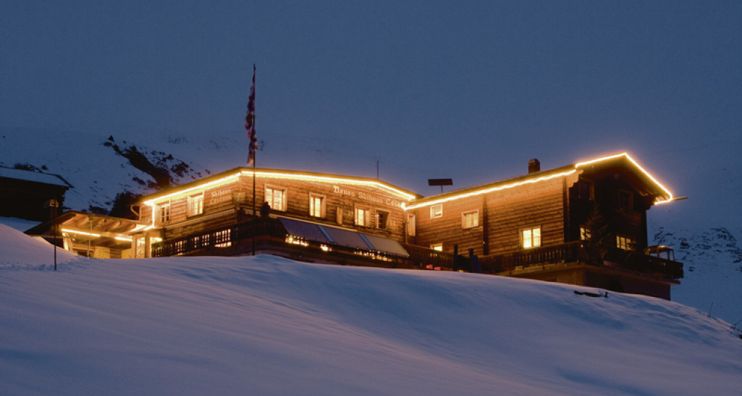 Das Berggasthaus im Winter Das Berggasthaus im Winter