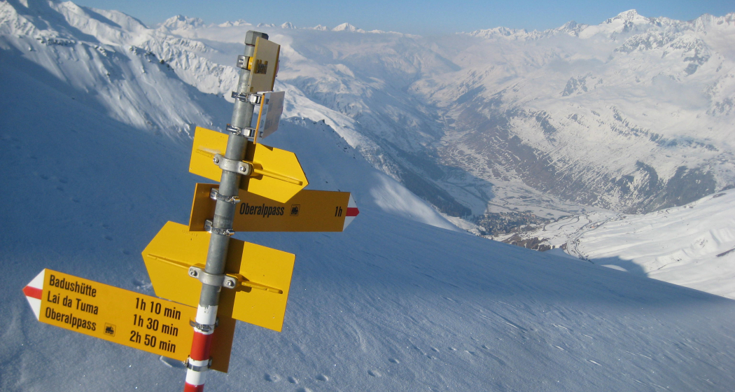 Tiefblick auf Andermatt Tiefblick auf Andermatt