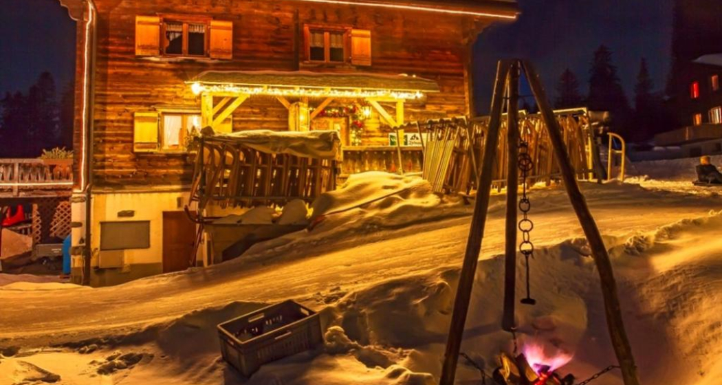 Restaurant Tschugga im Winter Restaurant Tschugga im Winter