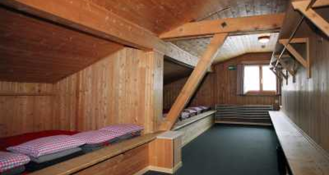 Massenlager in der Hörnli-Hütte Massenlager in der Hörnli-Hütte