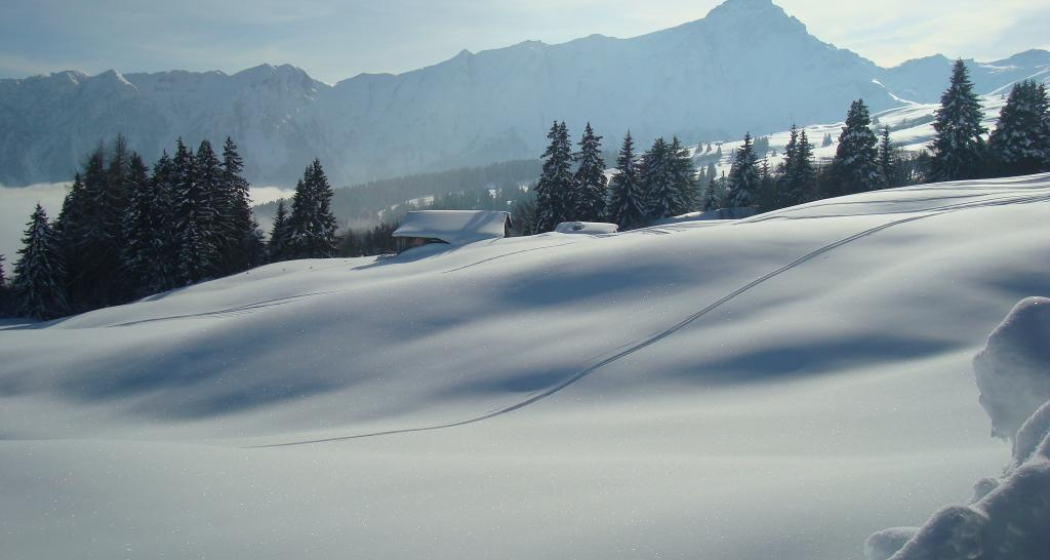 Aussicht auf den Piz Beverin Aussicht auf den Piz Beverin