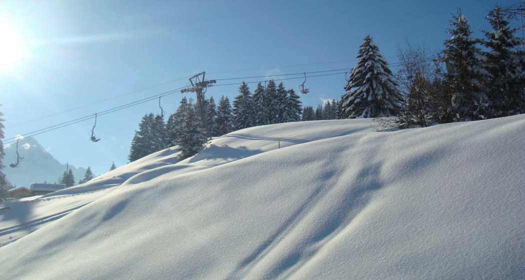 Blick auf den Sessellift Blick auf den Sessellift
