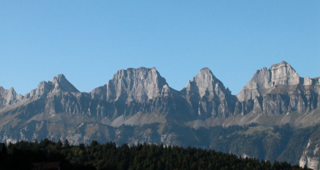 Blick auf die Churfirsten Blick auf die Churfirsten