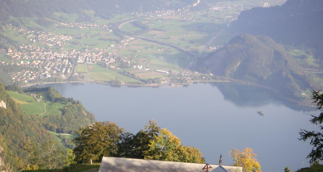 Monumentale Begleiter der Tour - die Churfirsten Monumentale Begleiter der Tour - die Churfirsten