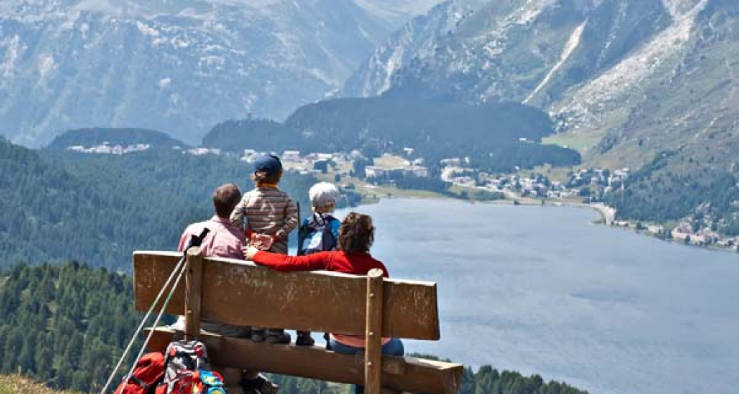 Aussicht auf Maloja Aussicht auf Maloja