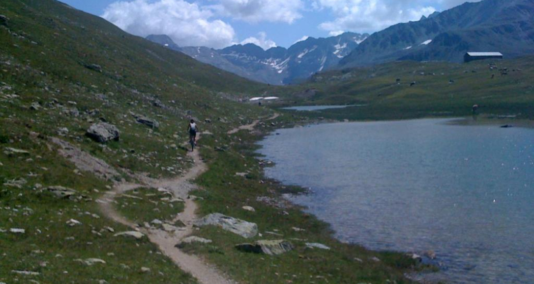 Bergsee bei la Stretta