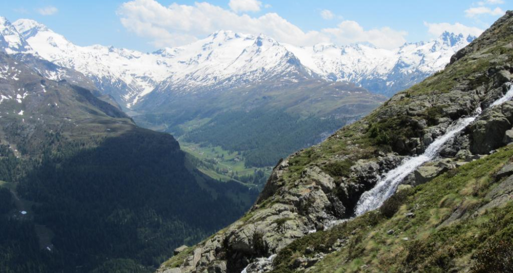 Sicht ins Val Fex Sicht ins Val Fex