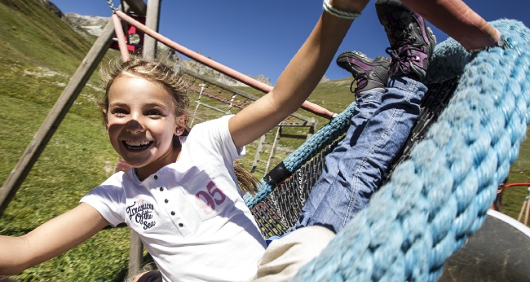 Kinderspielplatz auf Marguns