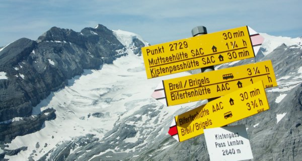 Blick vom Kistenpass:Bifertenstock und Limmernfirn