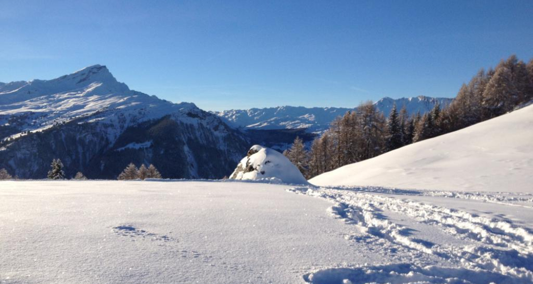 Ausblick auf den Piz Beverin Ausblick auf den Piz Beverin
