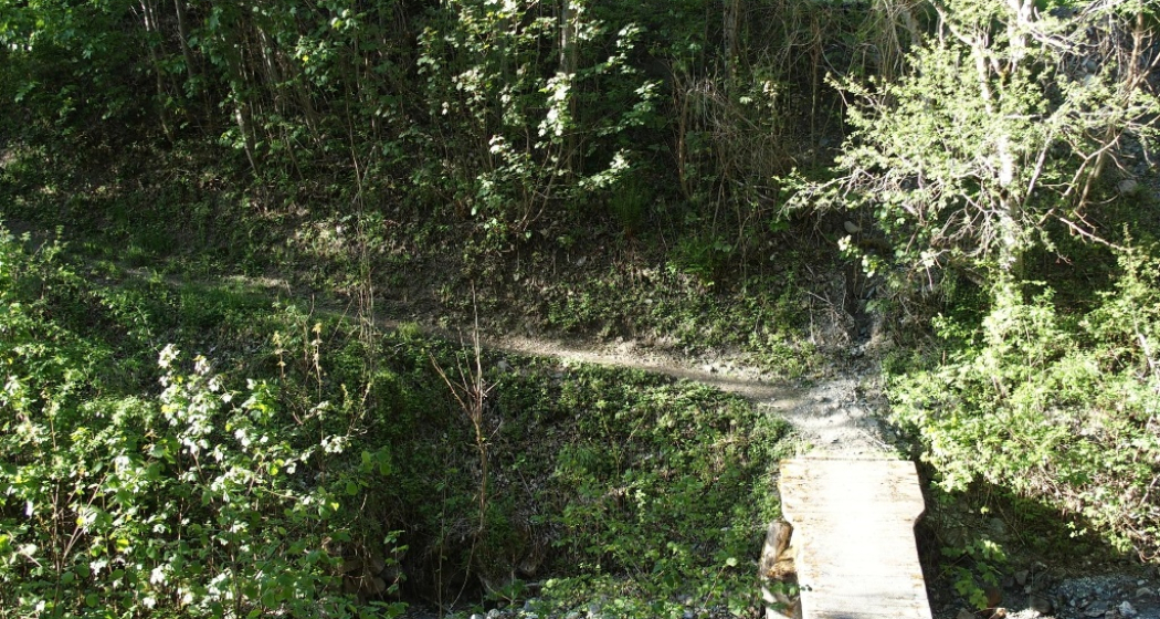 Holzbrücke Holzbrücke