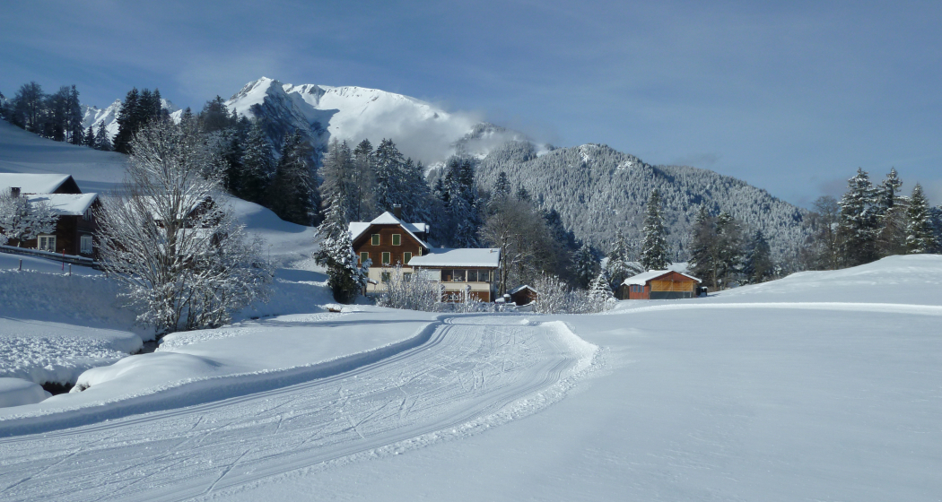 Weisse Winterpracht in St. Margrethenberg Dorf Weisse Winterpracht in St. Margrethenberg Dorf