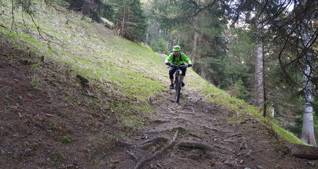 Technisch anspruchsvolle Passage vor Juchs Technisch anspruchsvolle Passage vor Juchs