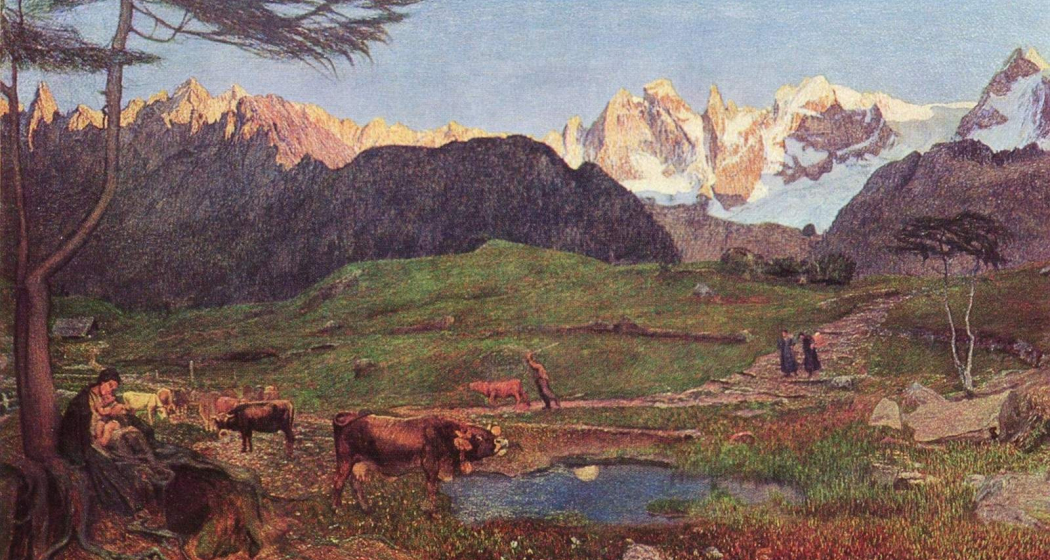 Malstandort des Künstlers Giovanni Segantini (oua_30692748_image) Malstandort des Künstlers Giovanni Segantini (oua_30692748_image)