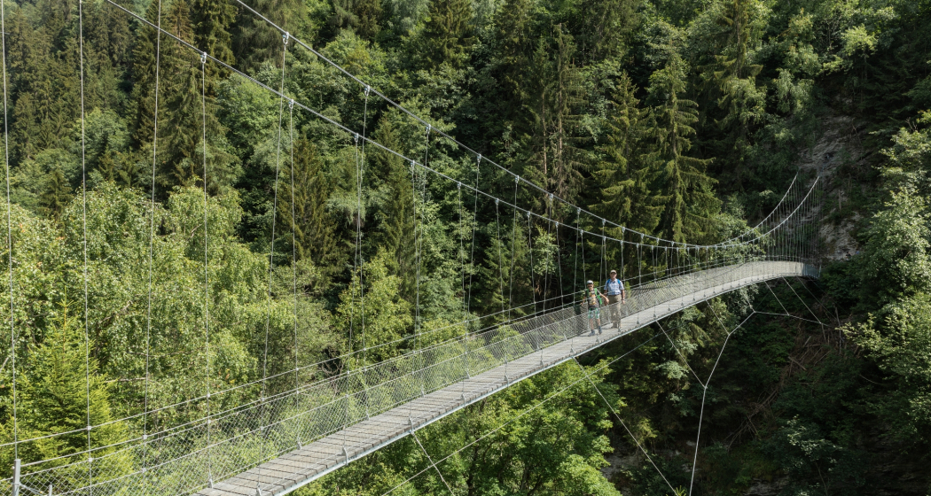 Hängebrücke Val da Tersnaus Hängebrücke Val da Tersnaus