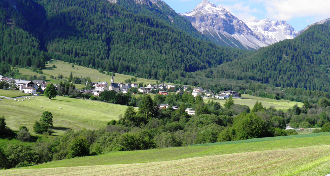 Blick auf Sta. Maria Val Müstair Blick auf Sta. Maria Val Müstair