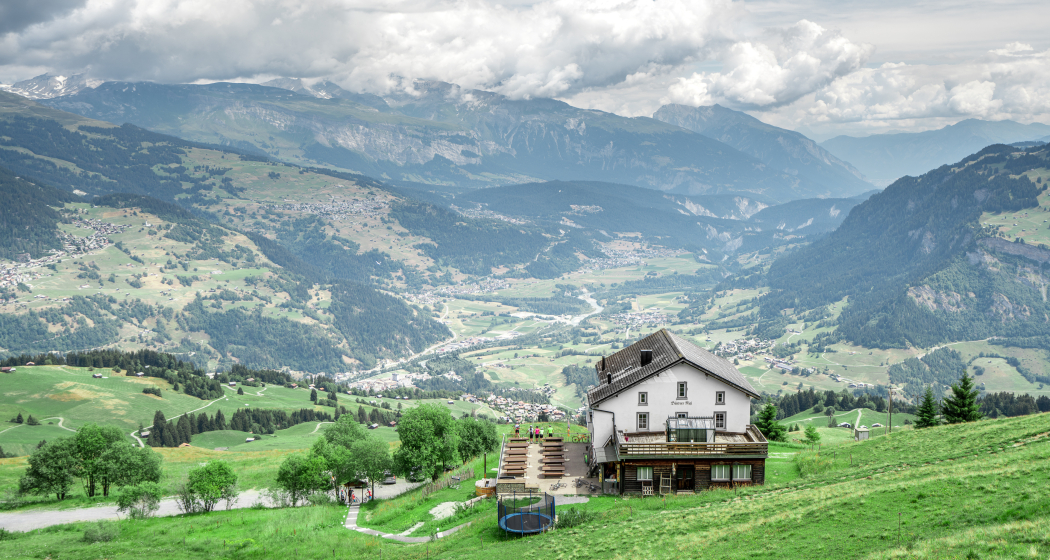 Ausblick in der Val Lumnezia Ausblick in der Val Lumnezia