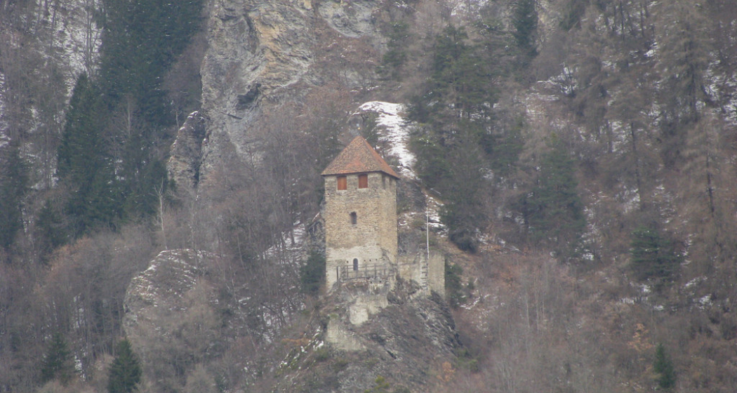 Burg Oberjuvalt Winter Burg Oberjuvalt Winter