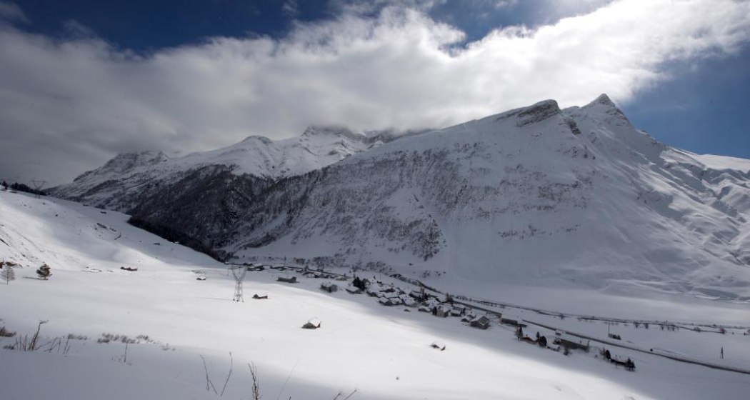 Hinterrhein im Winter Hinterrhein im Winter