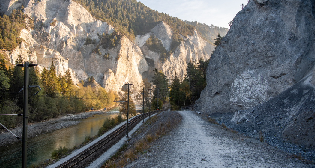 Rheinschlucht Valendas - Versam Rheinschlucht Valendas - Versam