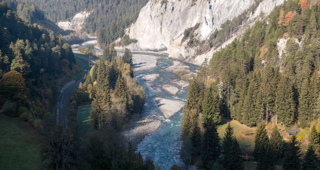 Rheinschlucht Valendas - Versam Rheinschlucht Valendas - Versam