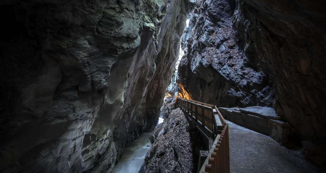 Gang durch die Taminaschlucht Gang durch die Taminaschlucht