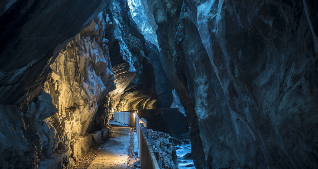 Die mystische Taminaschlucht Die mystische Taminaschlucht