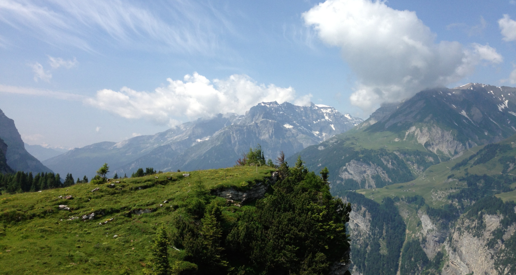Blick auf die Berglandschaft Blick auf die Berglandschaft